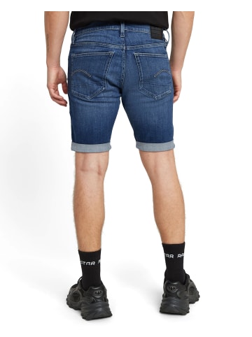 G-Star Raw 3301 Slim Denim Shorts medium aged