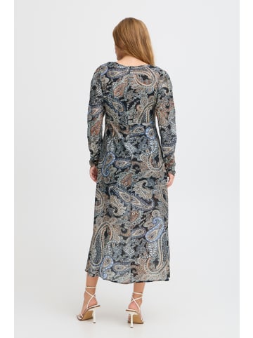 Pulz Kleid PZJAYLA Feminine in Dark Sapphire Paisley Printed