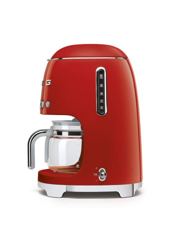 Smeg Kaffeemaschine 50's Retro Style in Rot