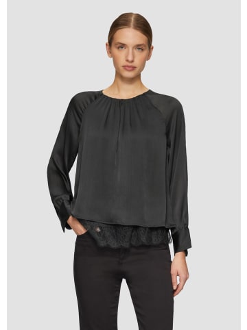s.Oliver BLACK LABEL Bluse langarm in Schwarz