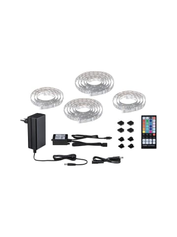 paulmann LED Streifen TV MaxLED 250 RGBW Comfort Sets TV 75 in silber