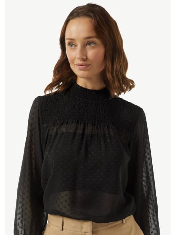 comma Bluse langarm in Schwarz