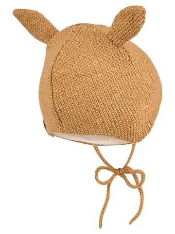 Sterntaler Strickmütze Hase in hellbraun