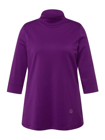 Ulla Popken Shirt in dunkles violett