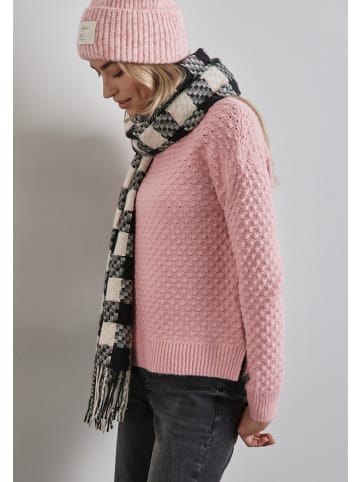 Street One Strukturpullover in Rosa
