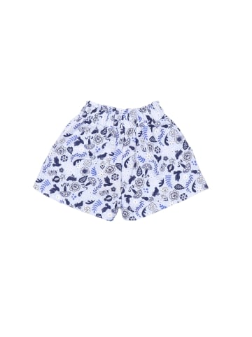 Walkiddy Shorts Blue Birds and Flowers-Shorts