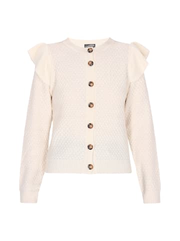 DreiMaster Vintage Damen Cardigan in Weiss