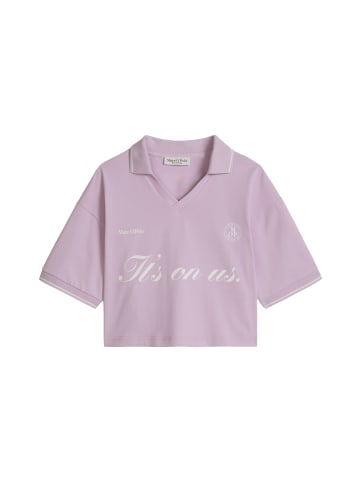 Marc O'Polo MOP Club '67 Football Trikot Shirt, Cropped in Vibrant Lilac