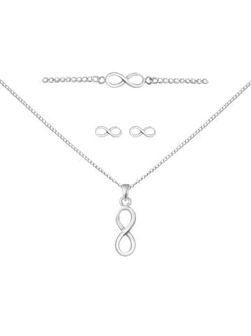 Alexander York Schmuckset INFINITY in 925 Sterling Silber, 5-tlg. in silber