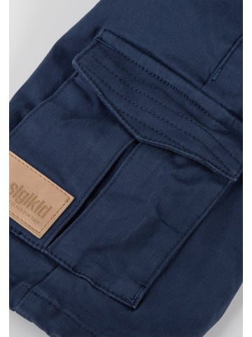 Sigikid Gabardine-Bermuda Tiger & Löwe in Dunkelblau