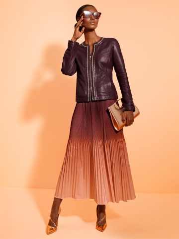 Mainpol Lederblazer in burgund