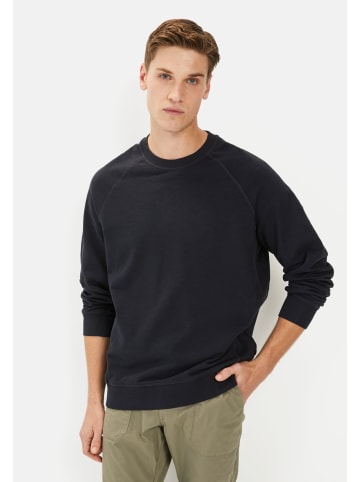 Camel Active Sweatshirt aus reiner Baumwolle in Dunkelblau