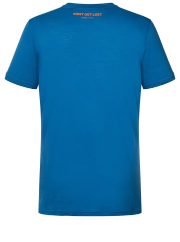 super.natural Merino T-Shirt in blau