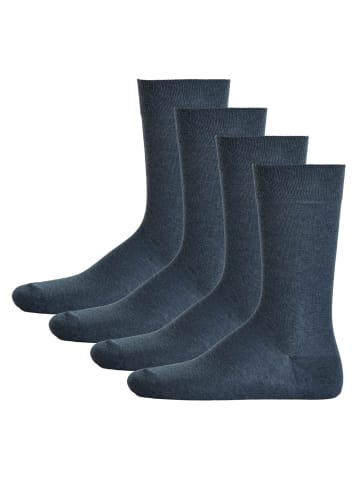 Hudson Socken 4er Pack in Marine Melange