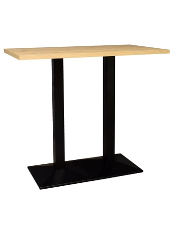 58 aufm Kessel BARTISCH Efthimia 120x70x75 schwarz matt/asteiche