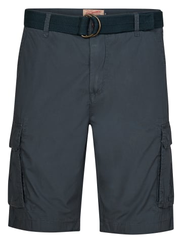 Petrol Industries Cargo-Shorts mit Gürtel in Schwarz