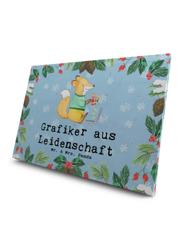 Mr. & Mrs. Panda Advents-Teekalender Grafiker Leidenschaft mit S... in Eisblau