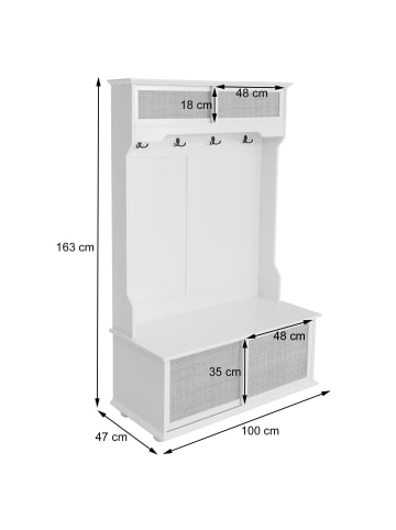 MCW Garderobe P25, Dunkelgrau