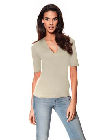 Heine Kurzarmshirt in sand