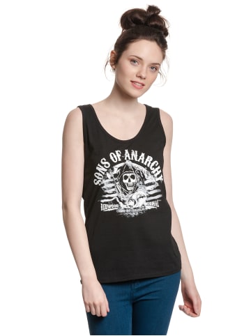 Fox Tanktop Sons of Anarchy Charming California in schwarz