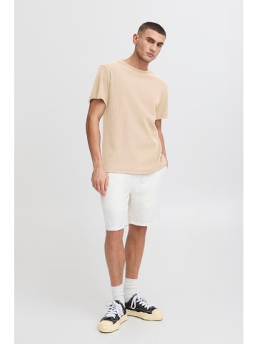 !SOLID Rundhalsshirt in Natur