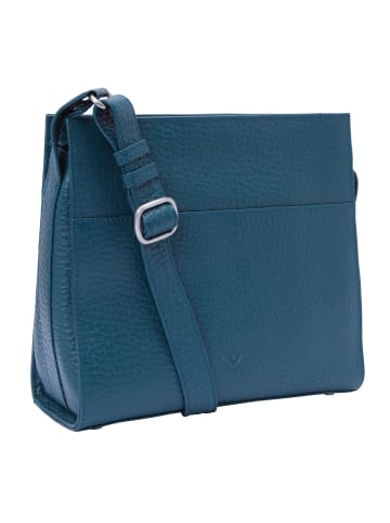 VLD VOi Leather Design Hirsch Candice Umhängetasche Leder 24 cm in petrol