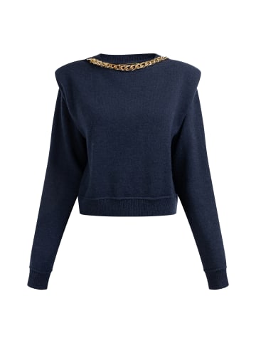 faina Damen Strickpullover in Marine