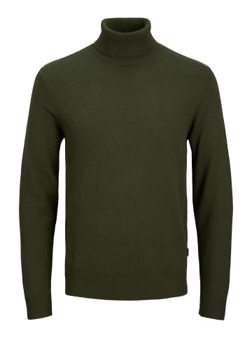 JACK & JONES PLUS Rollkragenpullover in Kombu Green