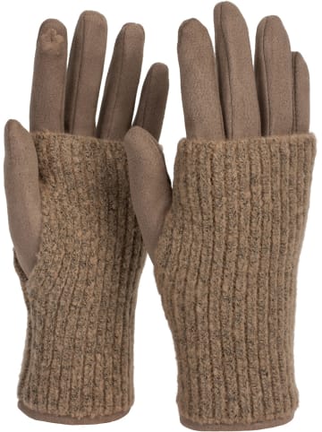 styleBREAKER Touchscreen Handschuhe in Taupe