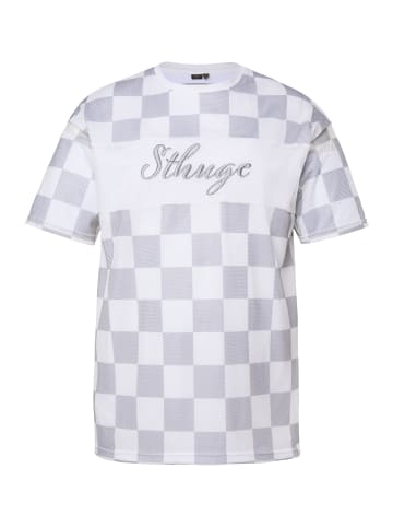 STHUGE Kurzarm T-Shirt in schneeweiß