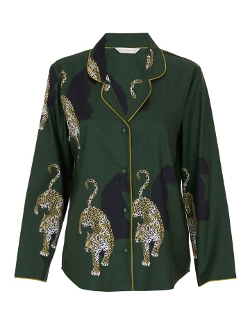 Cyberjammies Olive Pyjama Top Nachtwäsche in grün