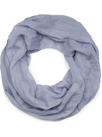 styleBREAKER Seidiger unifarbener Loop in Grau