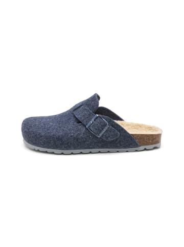 billowy Pantoletten in blau
