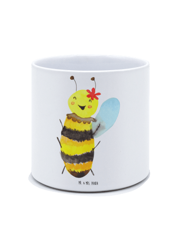 Mr. & Mrs. Panda Pflanzkübel Biene Happy ohne Spruch in Weiß