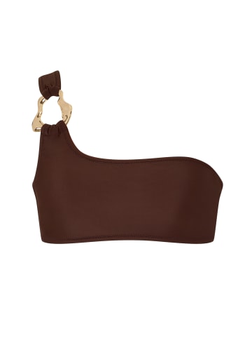 Moda Minx Bikinioberteil Irregular Hoop in Brown