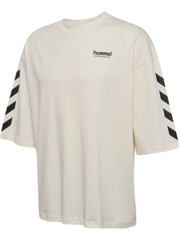 Hummel T-Shirt "Hmloversized Willy T-Shirt SW" in Beige
