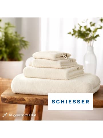 Schiesser Gästetuchset Skyline Color 5-teilig in Creme