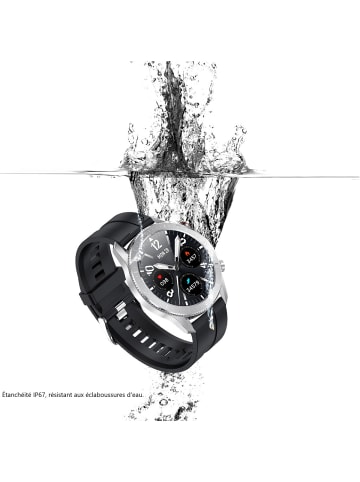 Platyne Multifunktionale Smartwatch in Schwarz