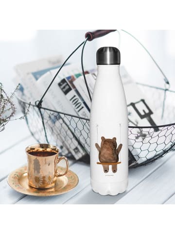 Mr. & Mrs. Panda Trinkflasche Bär Schaukel ohne Spruch in Weiß