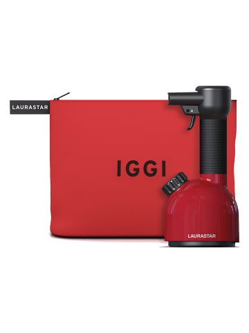 Laurastar Dampfbürste IGGI Travel Edition in rot