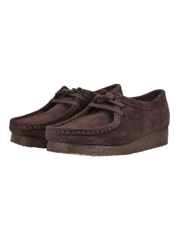 Clarks Halbschuhe WALLABEE. in Chocolate
