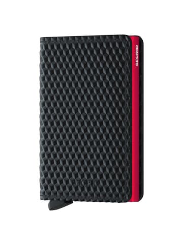 Secrid Cubic Slimwallet - Geldbörse RFID 6.8 cm in black red