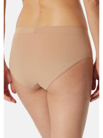 Schiesser Midi Slip Unique Micro in Schwarz / beige