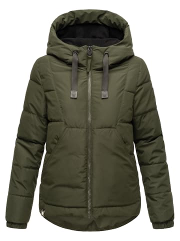 Navahoo Steppjacke Eisbällchen in Dark Olive