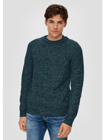 QS Strickpullover langarm in Petrol