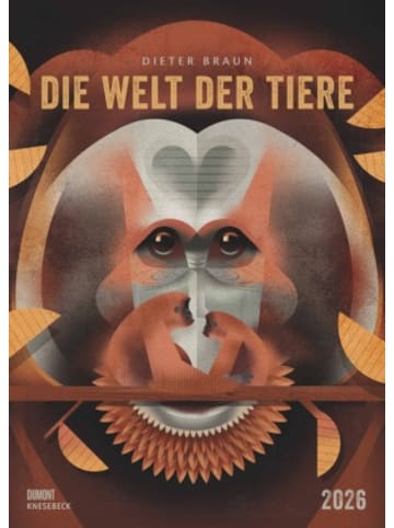DuMont Kalenderverlag Kalender - Dieter Braun: Die Welt der Tiere 2026 - Wandkalender - Format  50x70