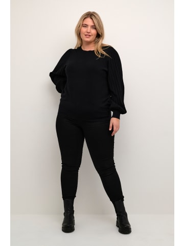 KAFFE curve Strickpullover KCloni in Black Deep