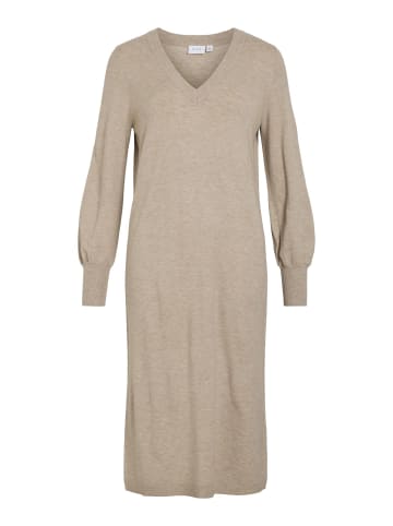 Vila Strickkleid in Natural Melange