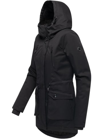 ragwear Kurzmantel Ellsa YOUMODO in Black