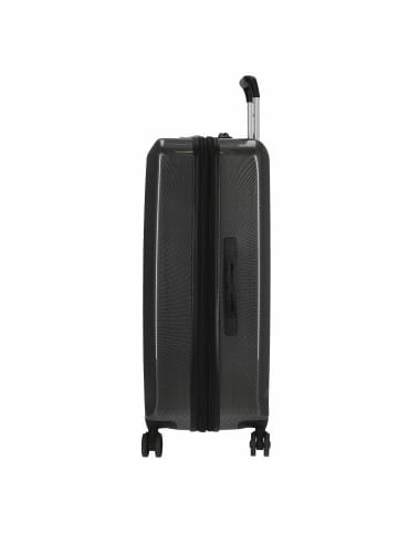 Check.In London 2.0 - 4-Rollen-Trolley 75 cm (orange) in carbon schwarz